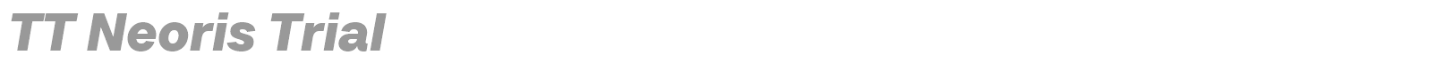 TT Neoris font preview